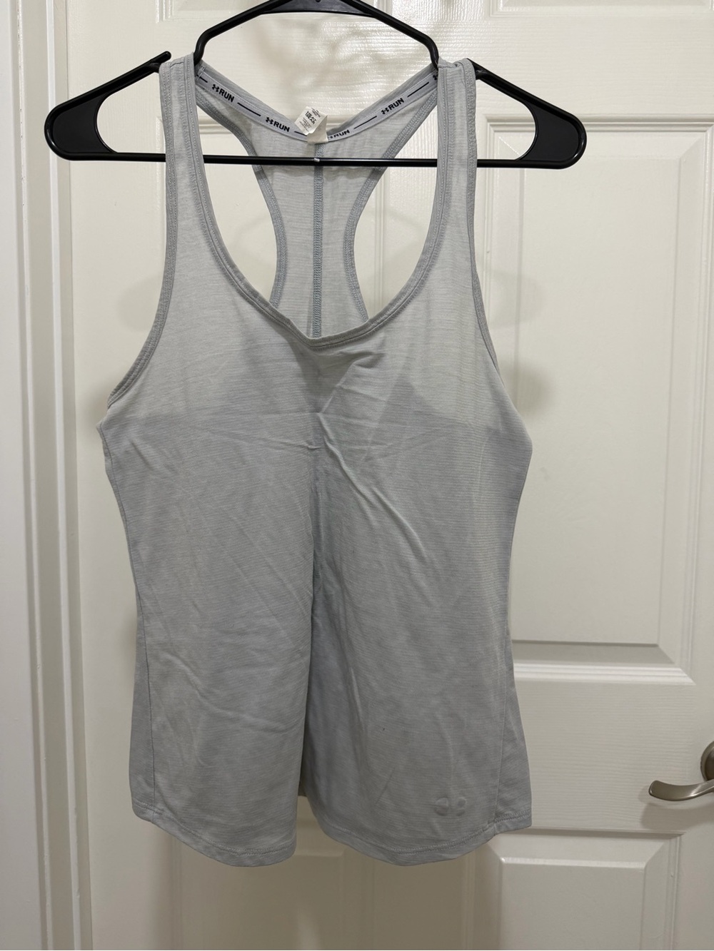 Under Armour Light Gray Racerback Tank Top